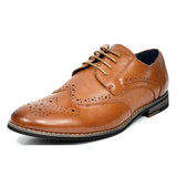 Bruno Marc Formal Zapatos Hombre Vestir con Cordones Forrado de Cuero